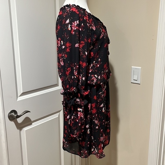 Parker Nicole Blouson Floral Boho Canna Dress - Picture 3 of 9